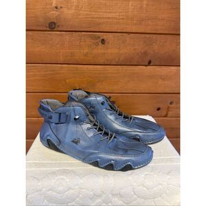 LDECK Mens Sports Casual Leather High Top Martin Shoes Sz 46 EU (12) USA